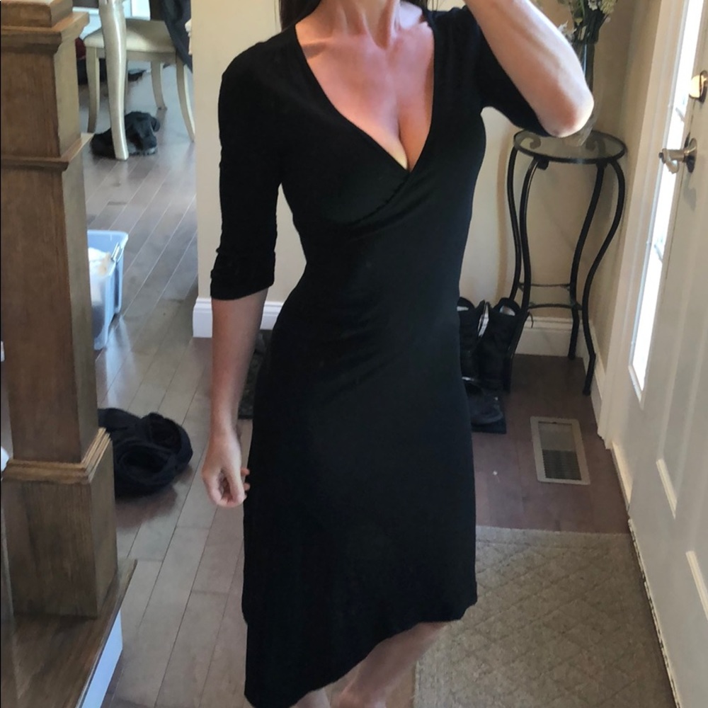 Black cocktail dress